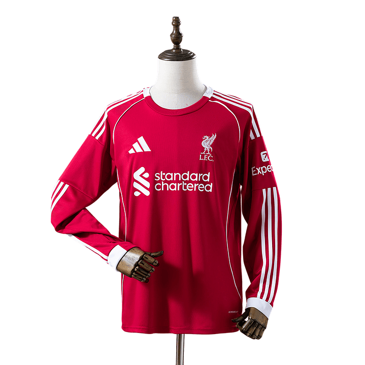 Liverpool - Camisola Principal 25/26 Manga Comprida 1