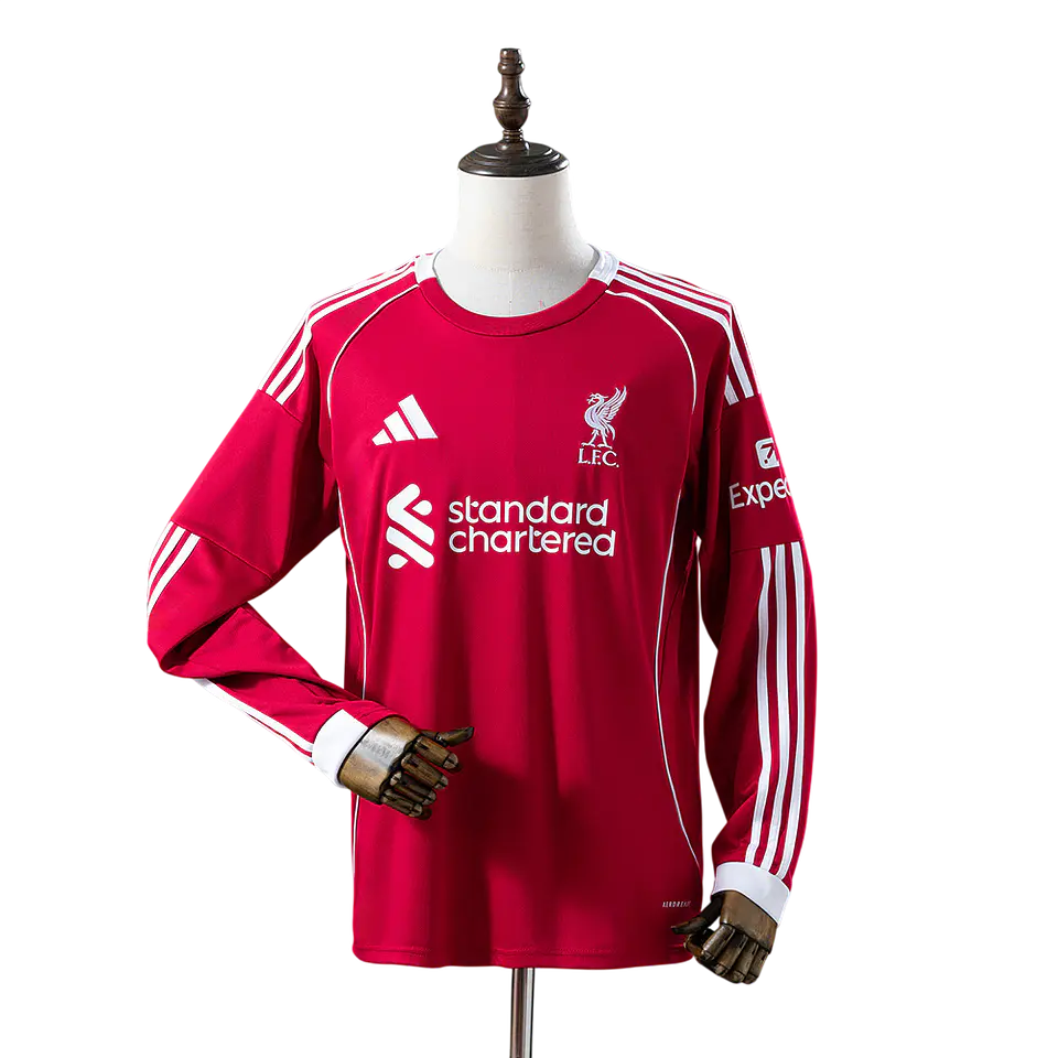 Liverpool - Camisola Principal 25/26 Manga Comprida 1
