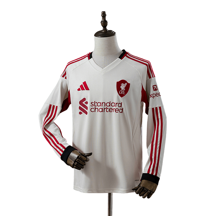 Liverpool - Camisola Secundária 25/26 Manga Comprida 1