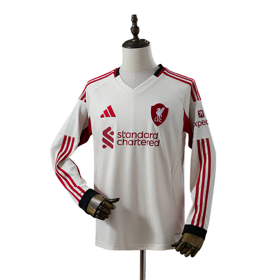 Liverpool - Camisola Secundária 25/26 Manga Comprida 1