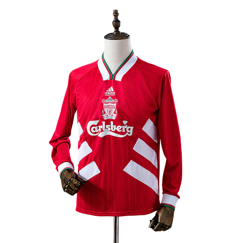 Liverpool - Camisola Principal 93/95 Retro Manga Comprida 