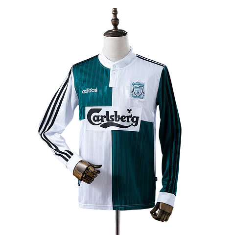Liverpool - Camisola Secundária 95/96 Retro Manga Comprida
