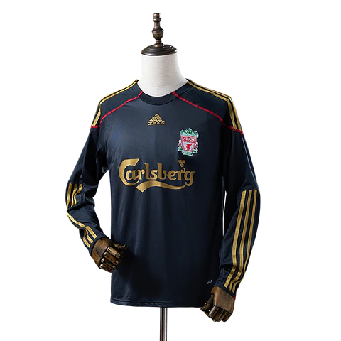 Liverpool - Camisola Secundária 09/10 Retro Manga Comprida