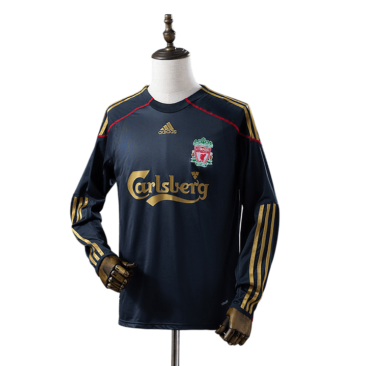 Liverpool - Camisola Secundária 09/10 Retro Manga Comprida 1