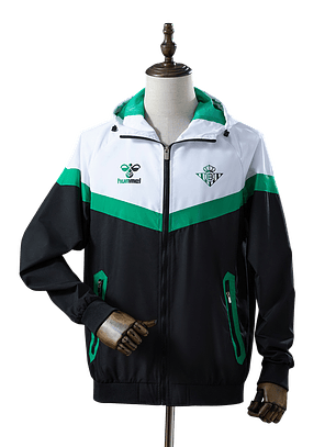 Betis - Casaco Preto, Branco e Verde