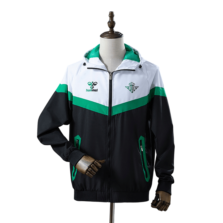 Betis - Casaco Preto, Branco e Verde 1