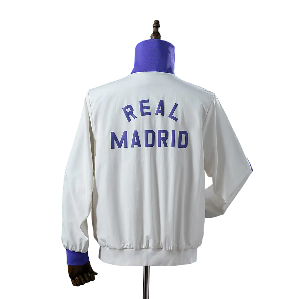Real Madrid - Casaco Originals x Beckenbauer - Branco e Roxo 2