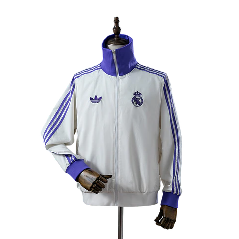 Real Madrid - Casaco Originals x Beckenbauer - Branco e Roxo