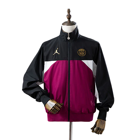 Paris Saint Germain - Casaco Preto e Roxo