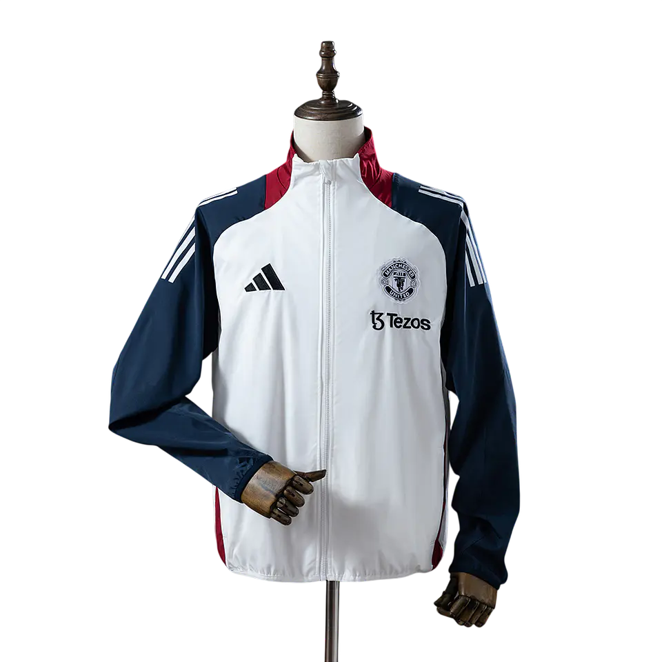 Manchester United - Casaco Branco e Azul Marinho 1
