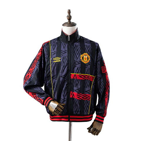 Manchester United - Casaco Preto e Vermelho 92/94