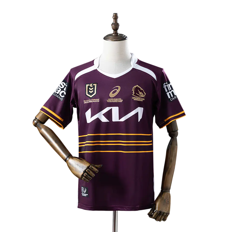 Brisbane Broncos - Camisola Edição Campeão 2025 1