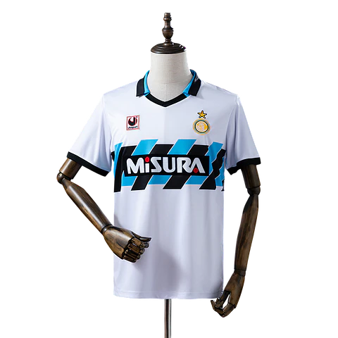 Inter de Milão - Camisola Secundária 90/91 Retro 