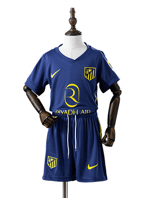 Atlético Madrid - Kit de Criança Secundário 25/26