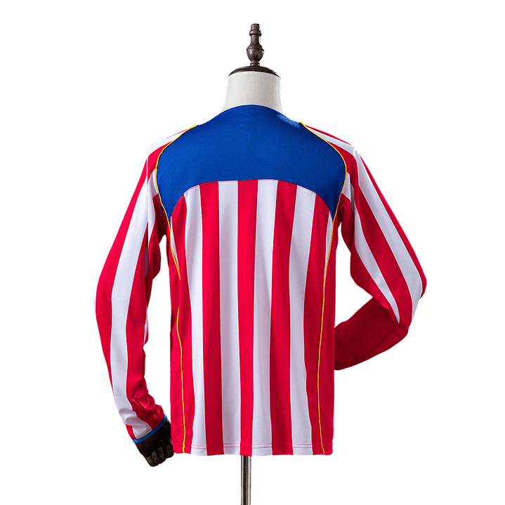 Atlético Madrid - Camisola Principal 04/05 Retro Manga Comprida 2