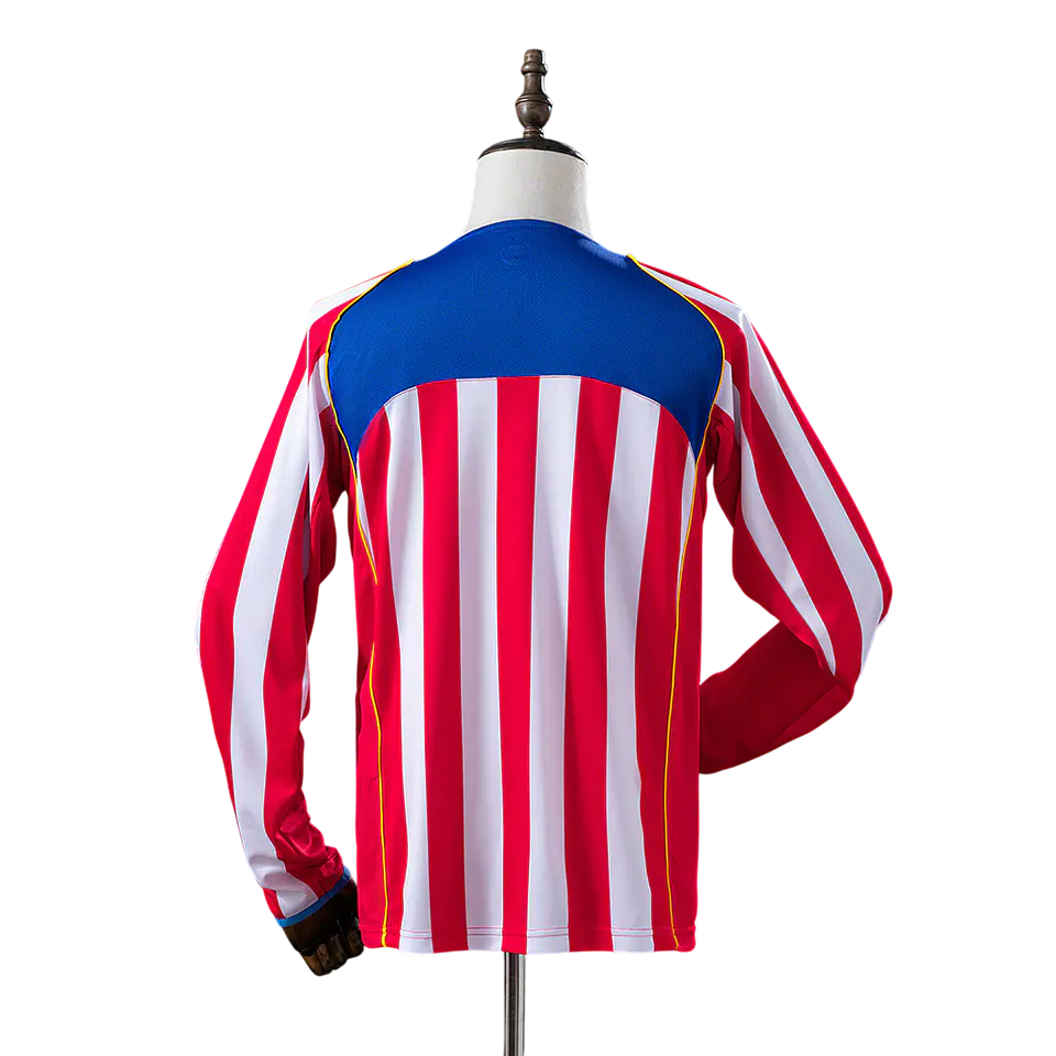 Atlético Madrid - Camisola Principal 04/05 Retro Manga Comprida 2