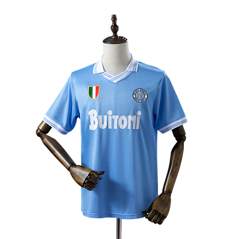 Nápoles - Camisola Principal 86/87 Retro