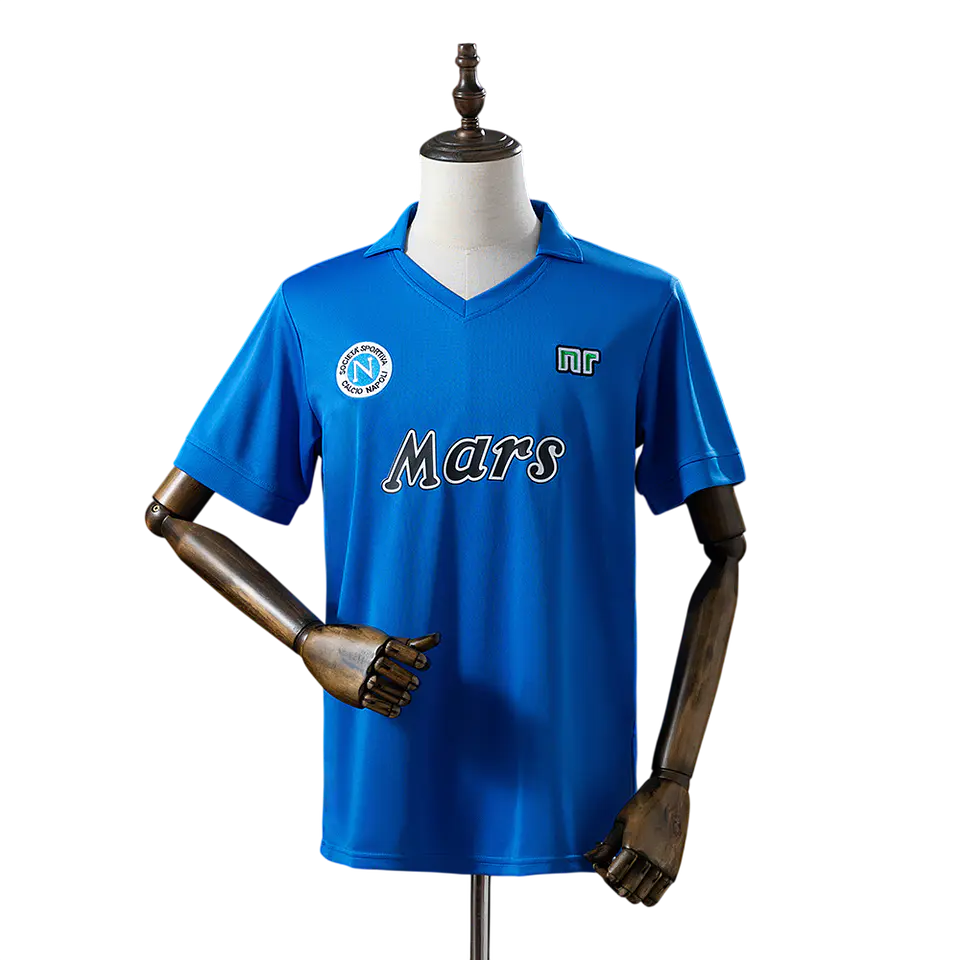 Nápoles - Camisola Principal 89/90 Retro 1