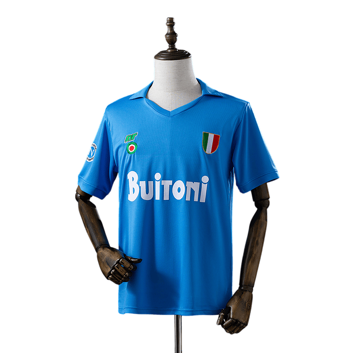 Nápoles - Camisola Principal 87/88 Retro  1