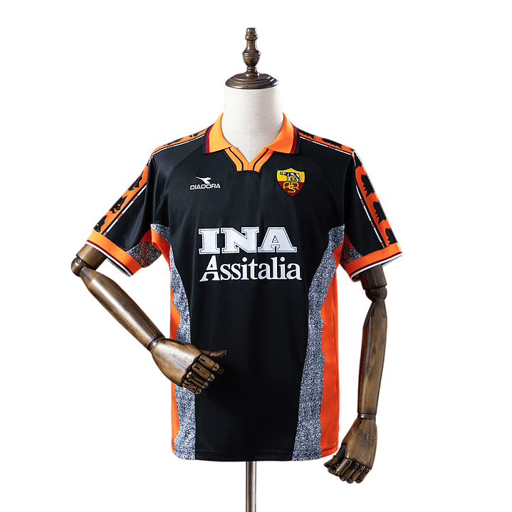 Roma - Camisola Alternativa 98/99 Retro 1