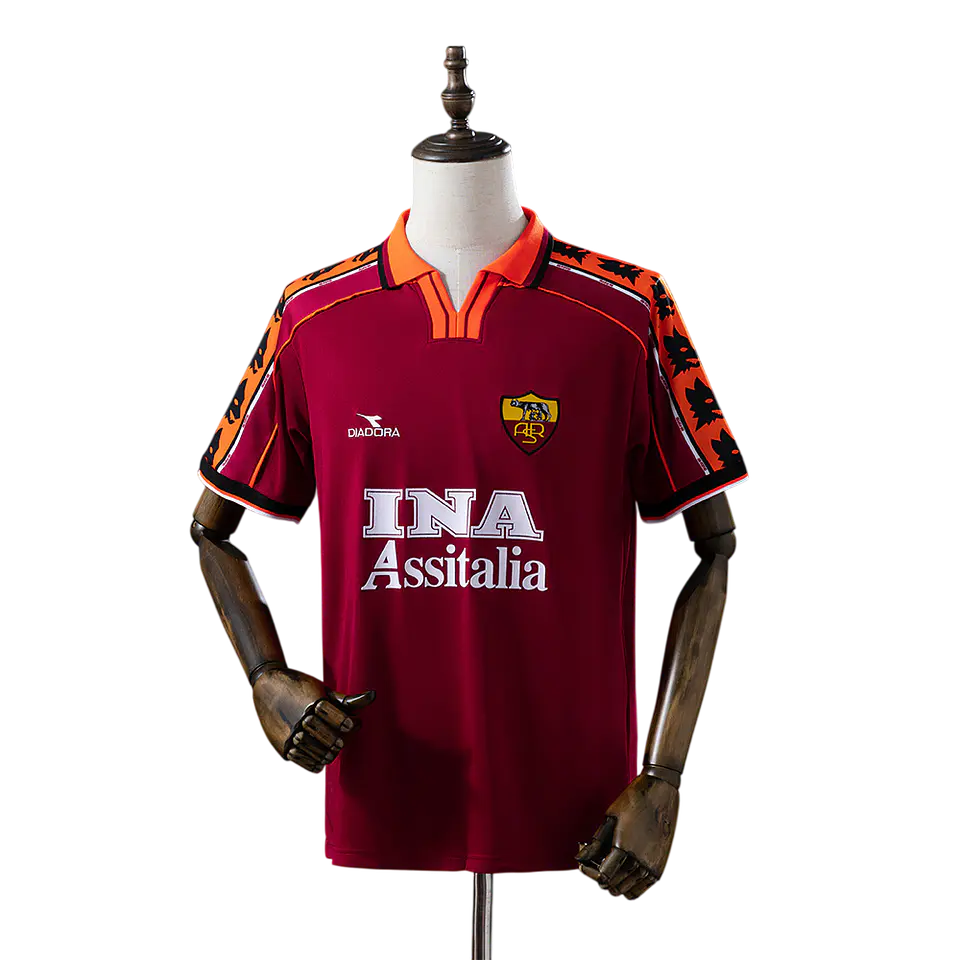 Roma - Camisola Principal 98/99 Retro 1