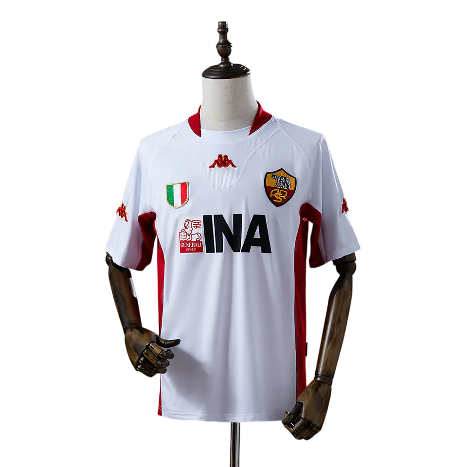 Roma - Camisola Secundária 01/02 Retro 1