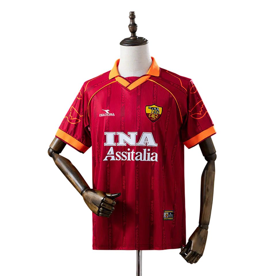 Roma - Camisola Principal 99/00 Retro 1
