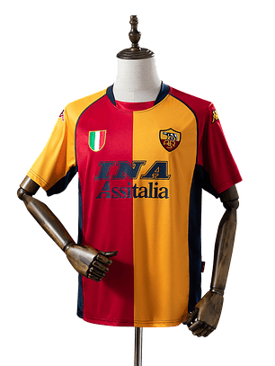 Roma - Camisola Principal Liga dos Campeões 01/02 Retro