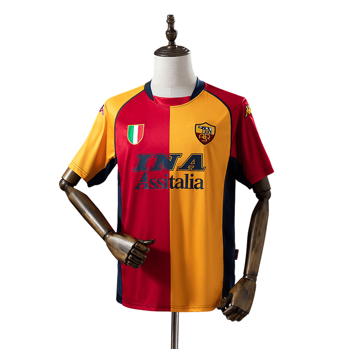 Roma - Camisola Principal Liga dos Campeões 01/02 Retro 1