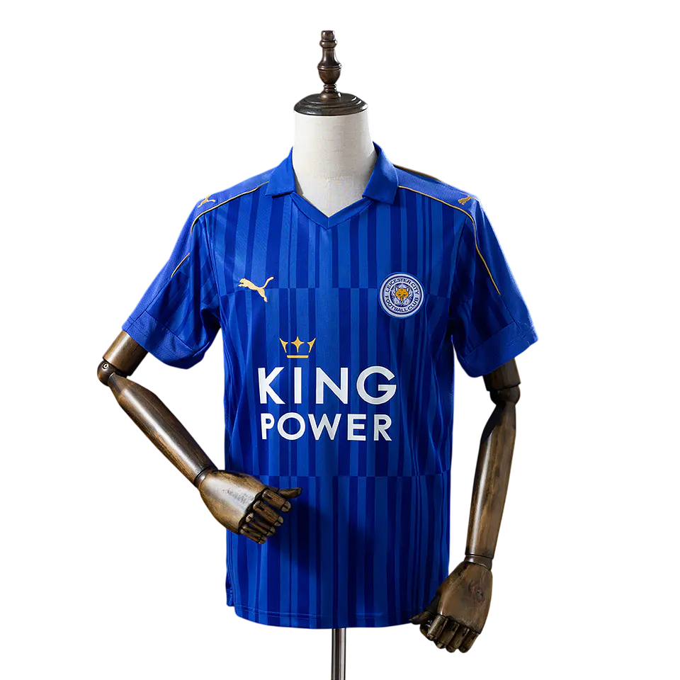 Leicester City - Camisola Principal 16/17 Retro 1