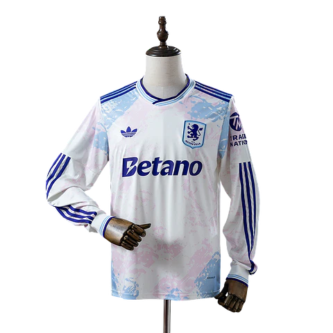 Aston Villa - Camisola Alternativa 25/26 Manga Comprida