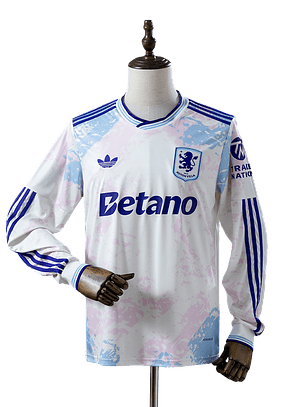 Aston Villa - Camisola Alternativa 25/26 Manga Comprida