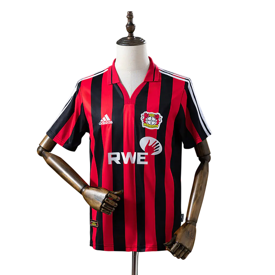 Bayer 04 Leverkusen - Camisola Principal 01/02 Retro 1