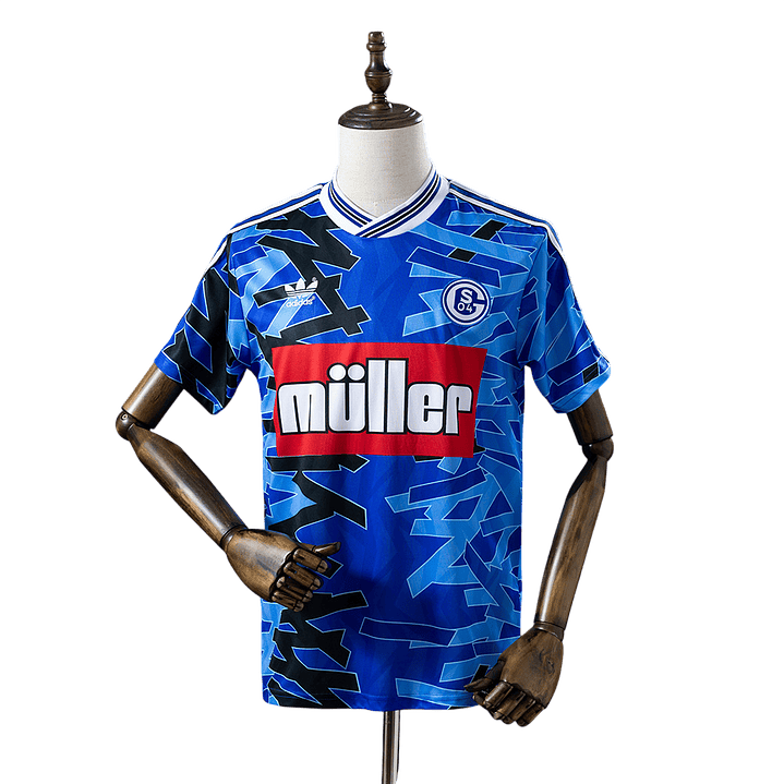 Schalke 04 - Camisola Principal 93/94 Retro  1