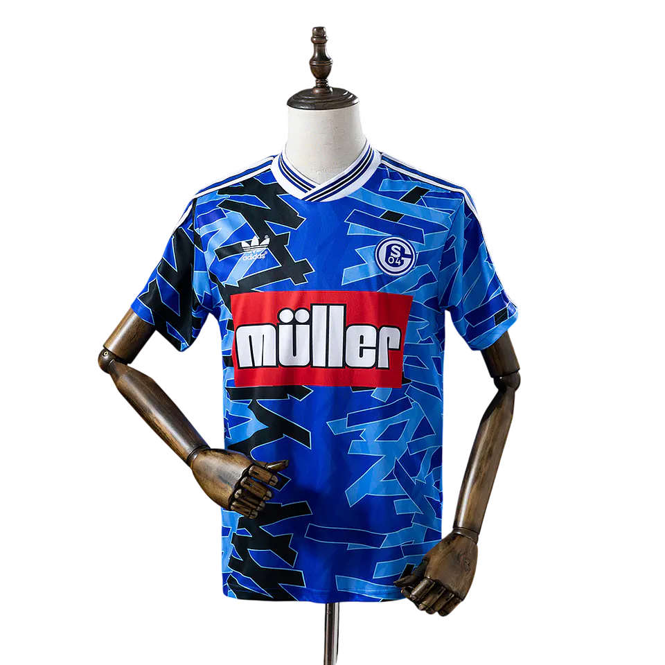 Schalke 04 - Camisola Principal 93/94 Retro  1