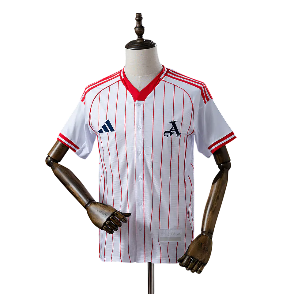 Arsenal - Camisola Estilo Baseball 25/26 1