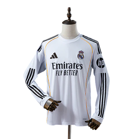 Real Madrid - Camisola Principal 25/26 Manga Comprida