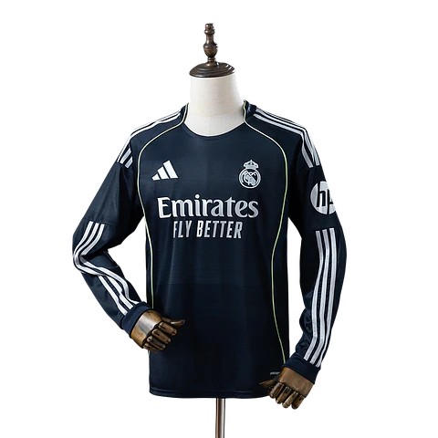 Real Madrid - Camisola Secundária 25/26 Manga Comprida