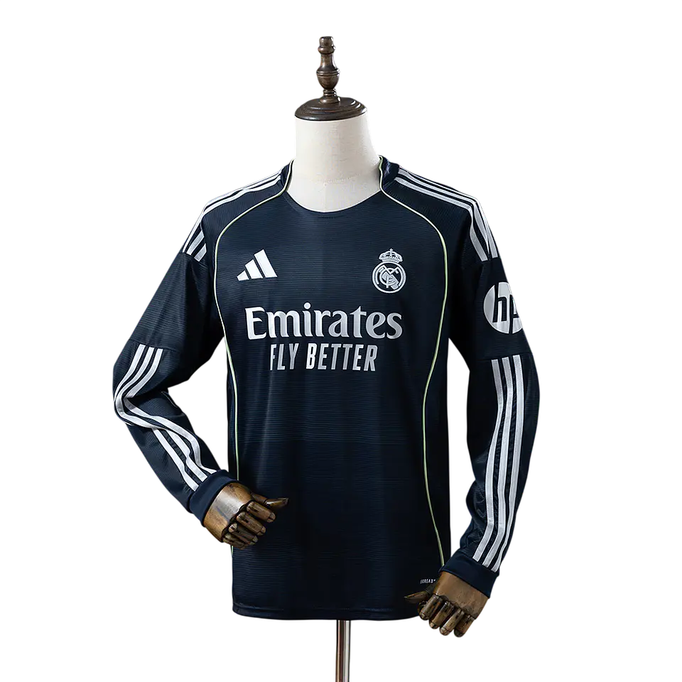 Real Madrid - Camisola Secundária 25/26 Manga Comprida 1