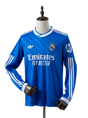 Real Madrid - Camisola Alternativa 25/26 Manga Comprida