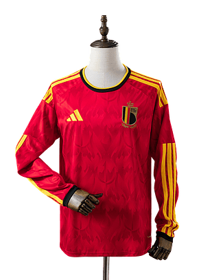 Bélgica - Camisola Principal 2026 Manga Comprida