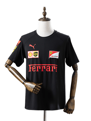 Ferrari - T-shirt Preta 2025