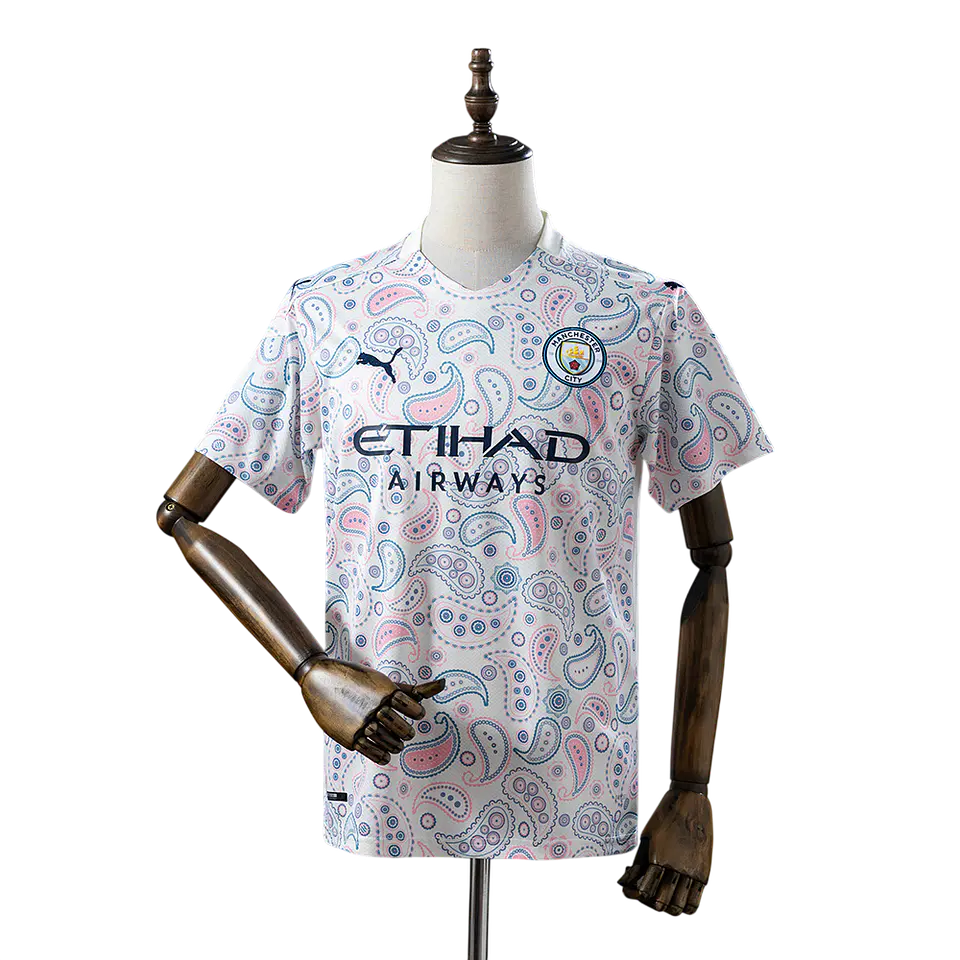 Manchester City - Camisola Alternativa 20/21 Retro 1