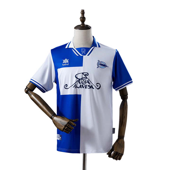 Alavés - Camisola Principal 00/01 Retro 1