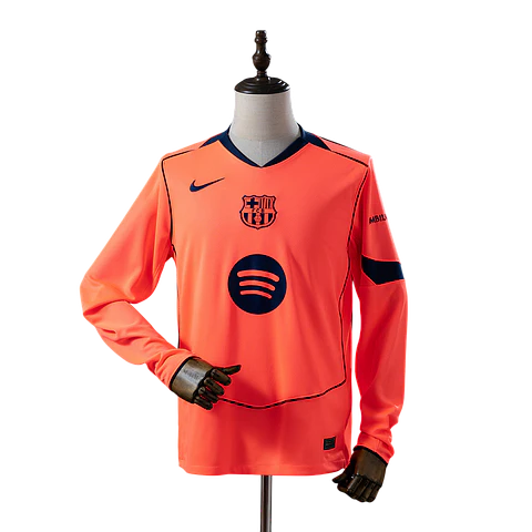 Barcelona - Camisola Alternativa 25/26 Manga Comprida