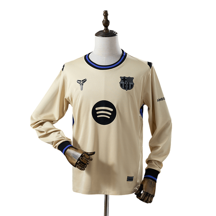 Barcelona - Camisola Secundária 25/26 Manga Comprida 1
