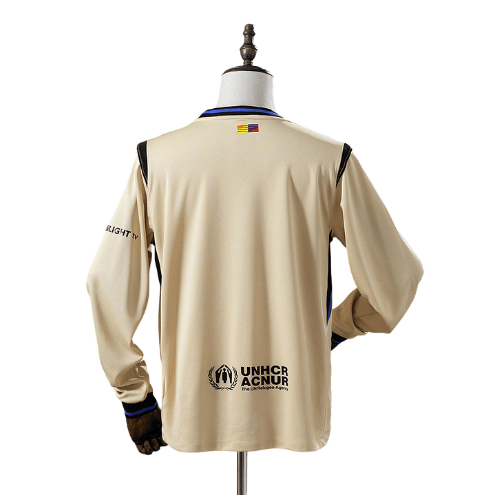 Barcelona - Camisola Secundária 25/26 Manga Comprida 2