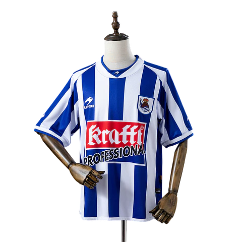 Real Sociedad - Camisola Principal 02/03 Retro
