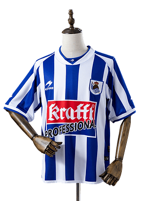 Real Sociedad - Camisola Principal 02/03 Retro