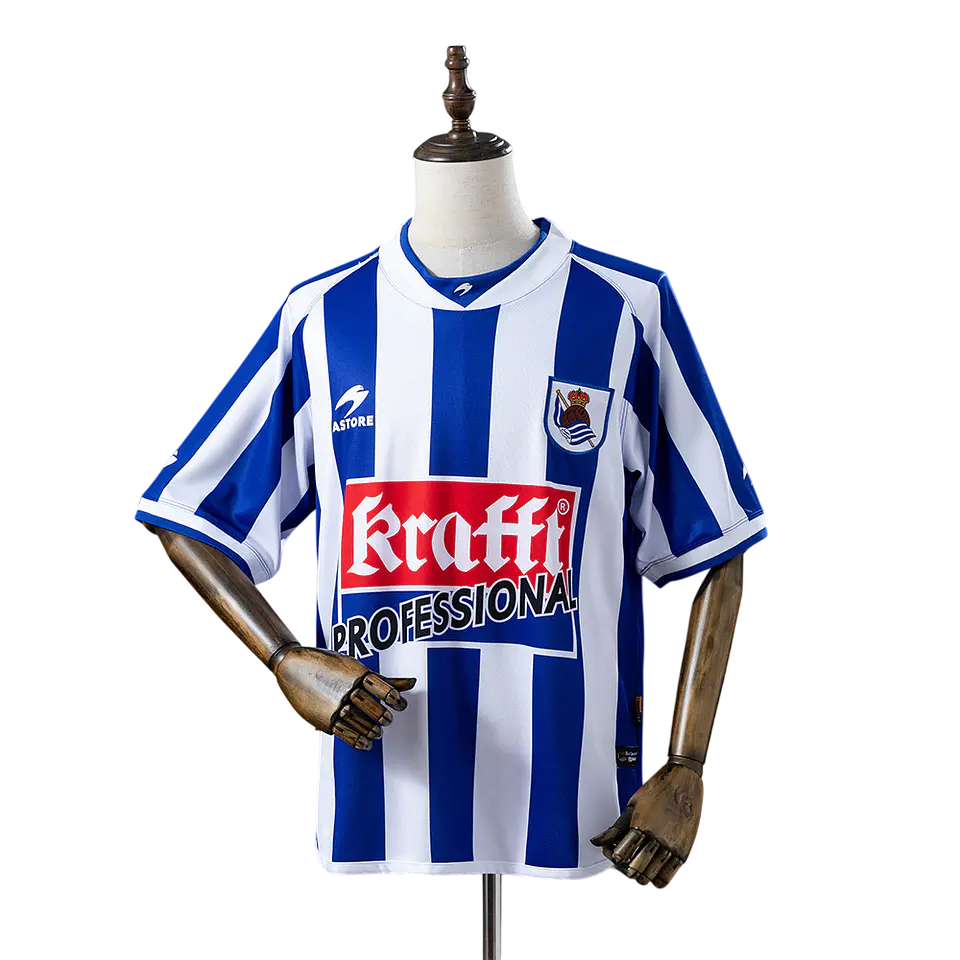 Real Sociedad - Camisola Principal 02/03 Retro 1